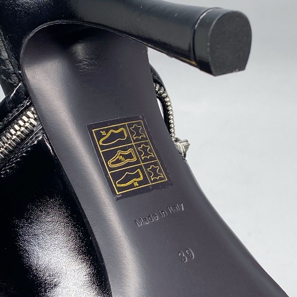 Burberry Peep High Heel Slide Sandals size 39 - Picture 12 of 12